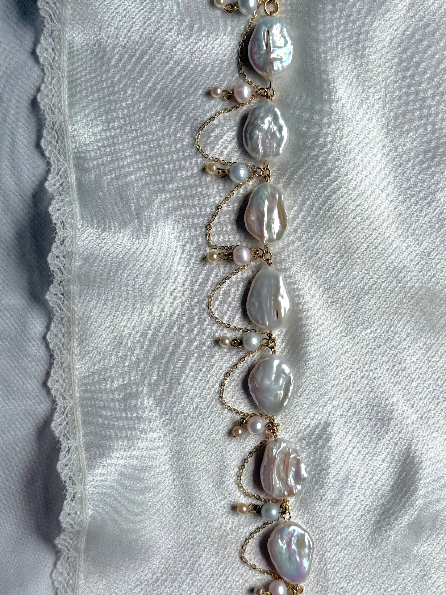 Cascading Pearls bracelet