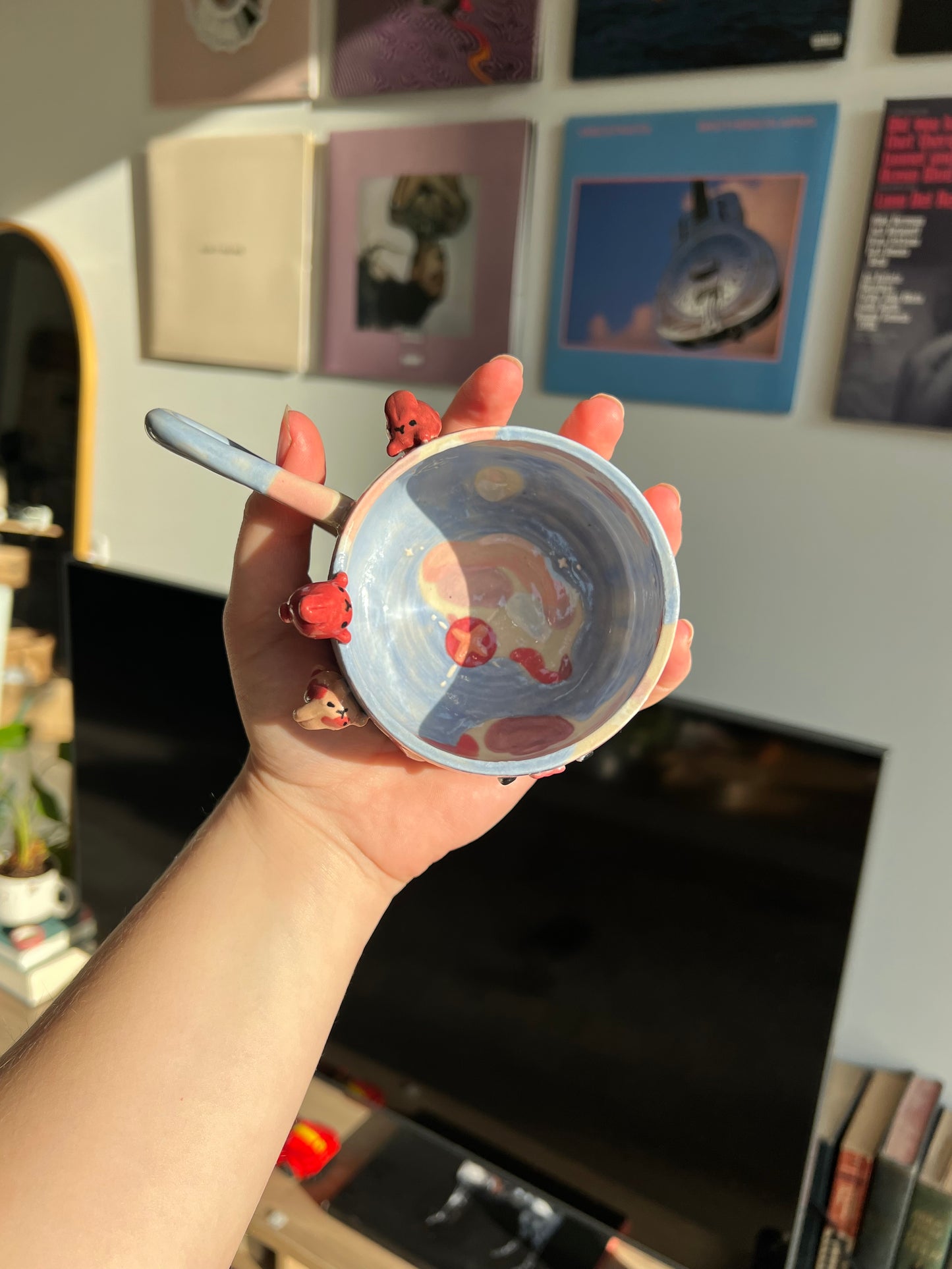Cloudy bunny mug