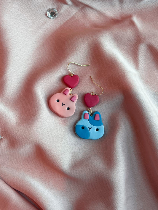 Love bunny earrings