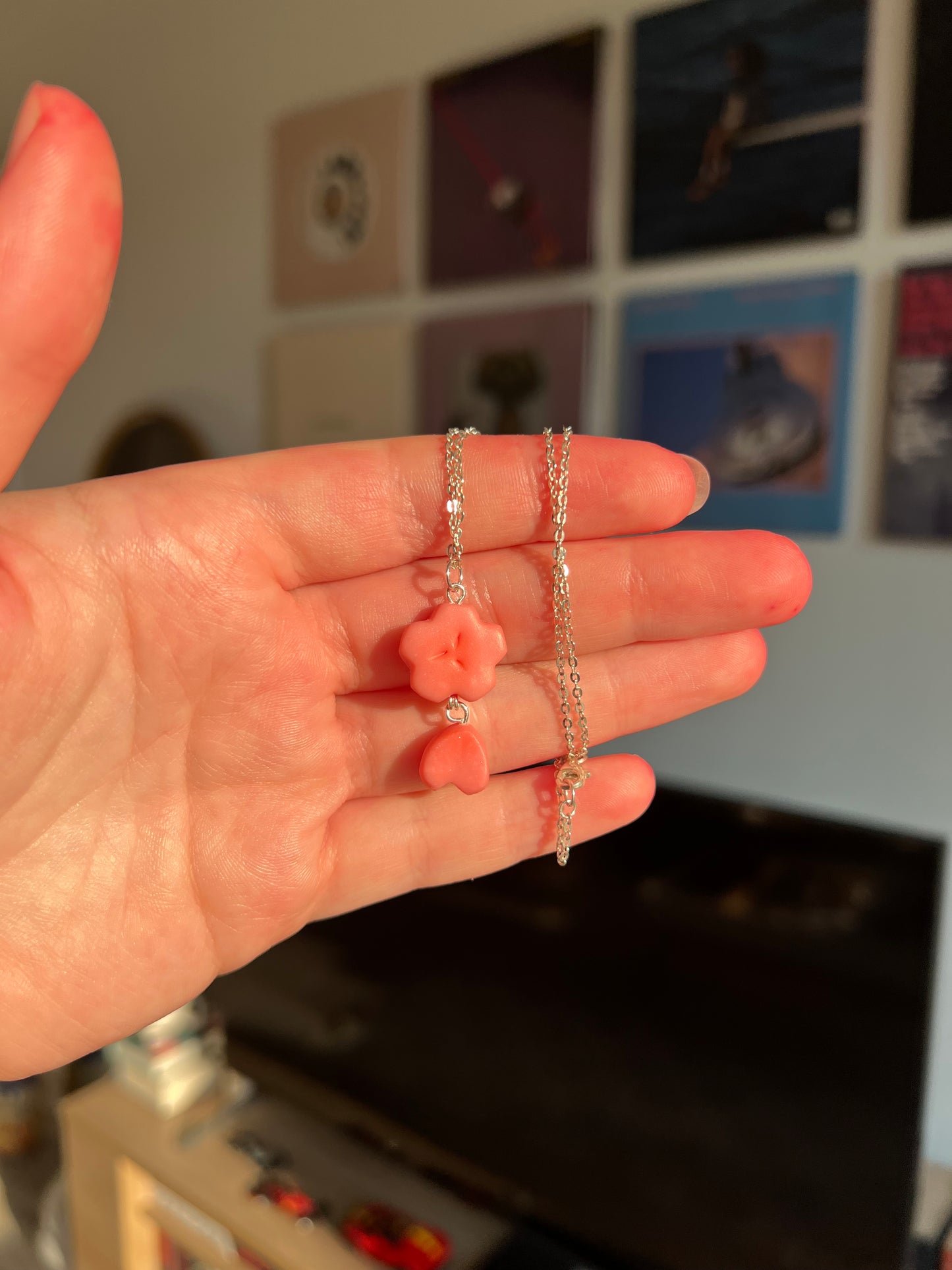 Sakura blossom necklace
