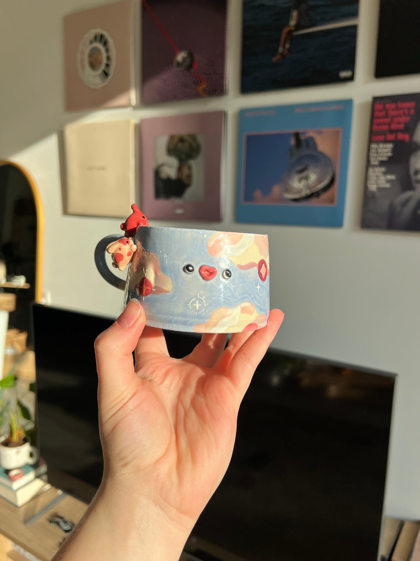 Cloudy bunny mug