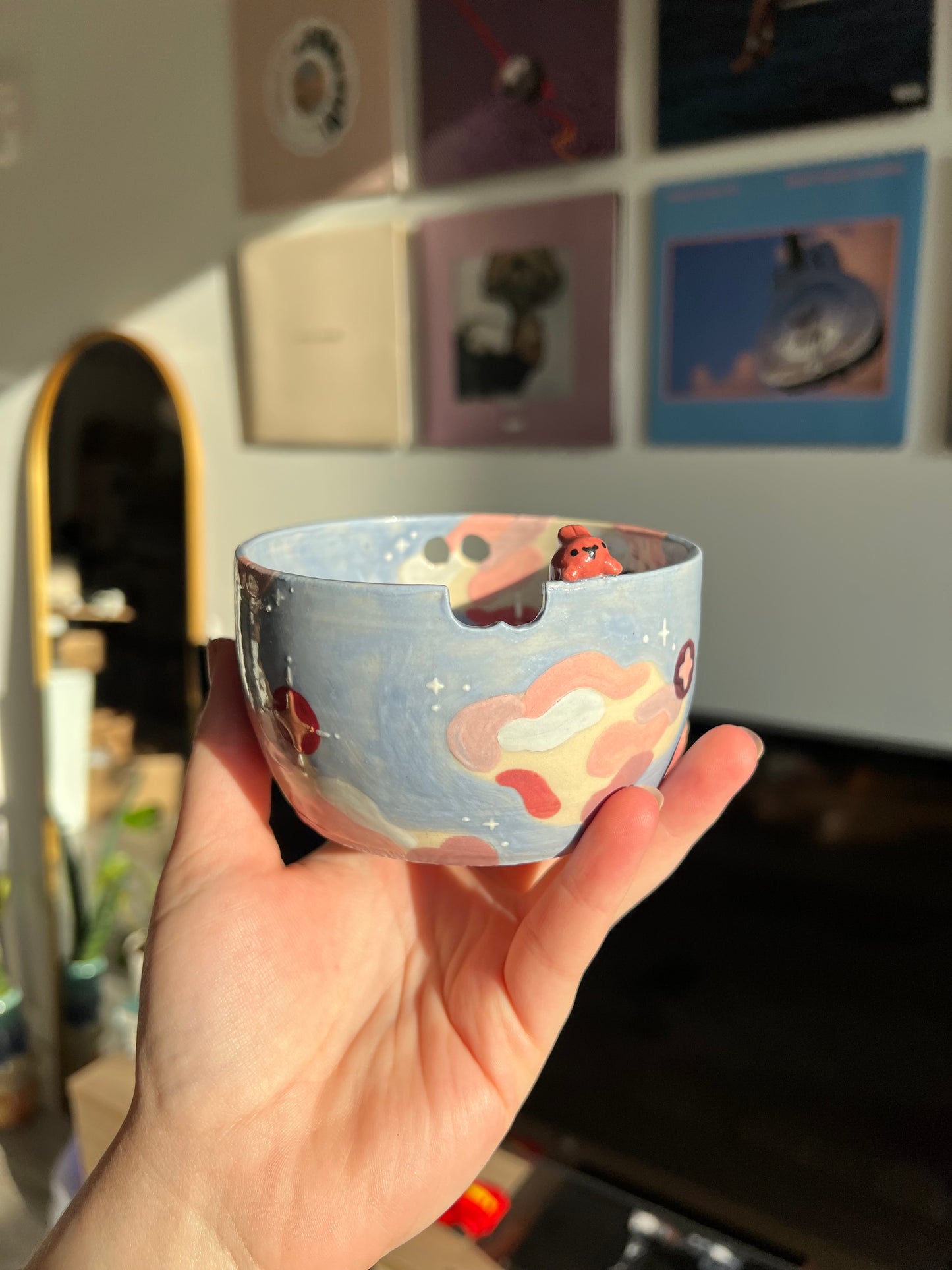 Cloudy bunny bowl