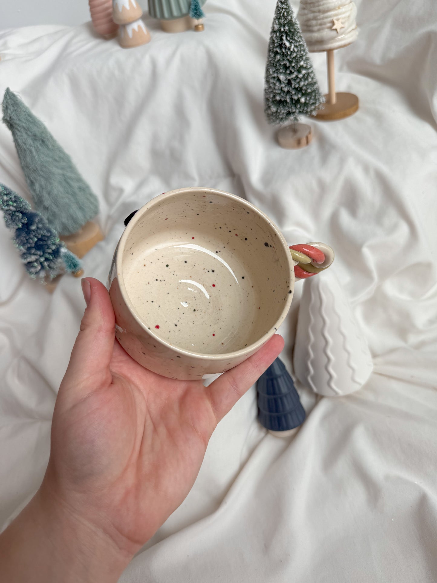 Candy cane mug