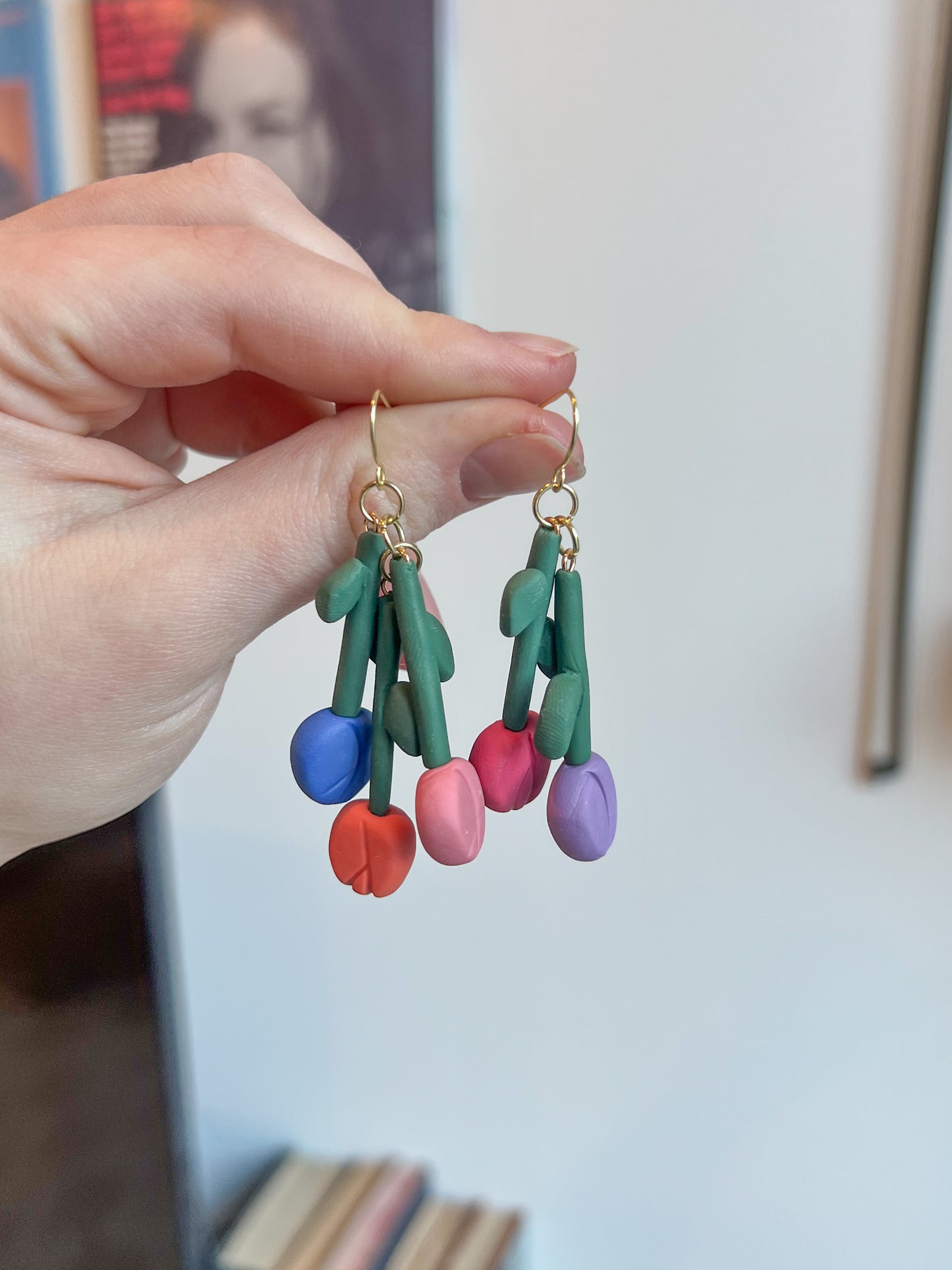 Tulip earrings