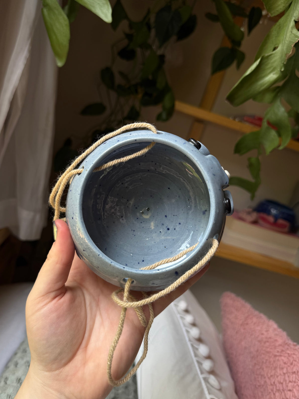 Monty Manatee Hanging Planter