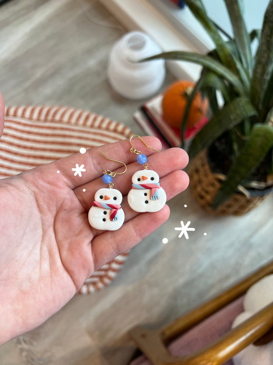 Snowmen earrings
