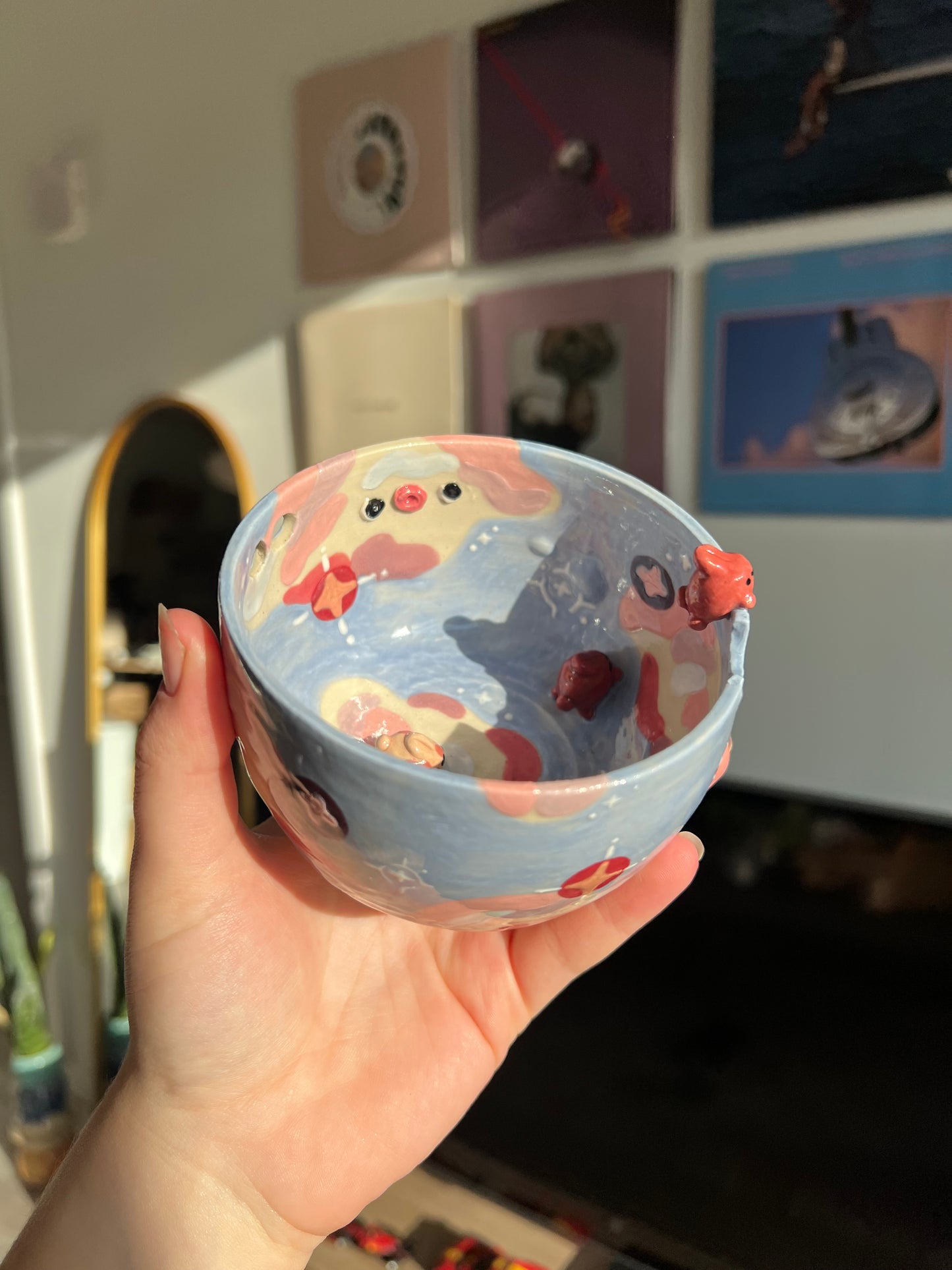 Cloudy bunny bowl