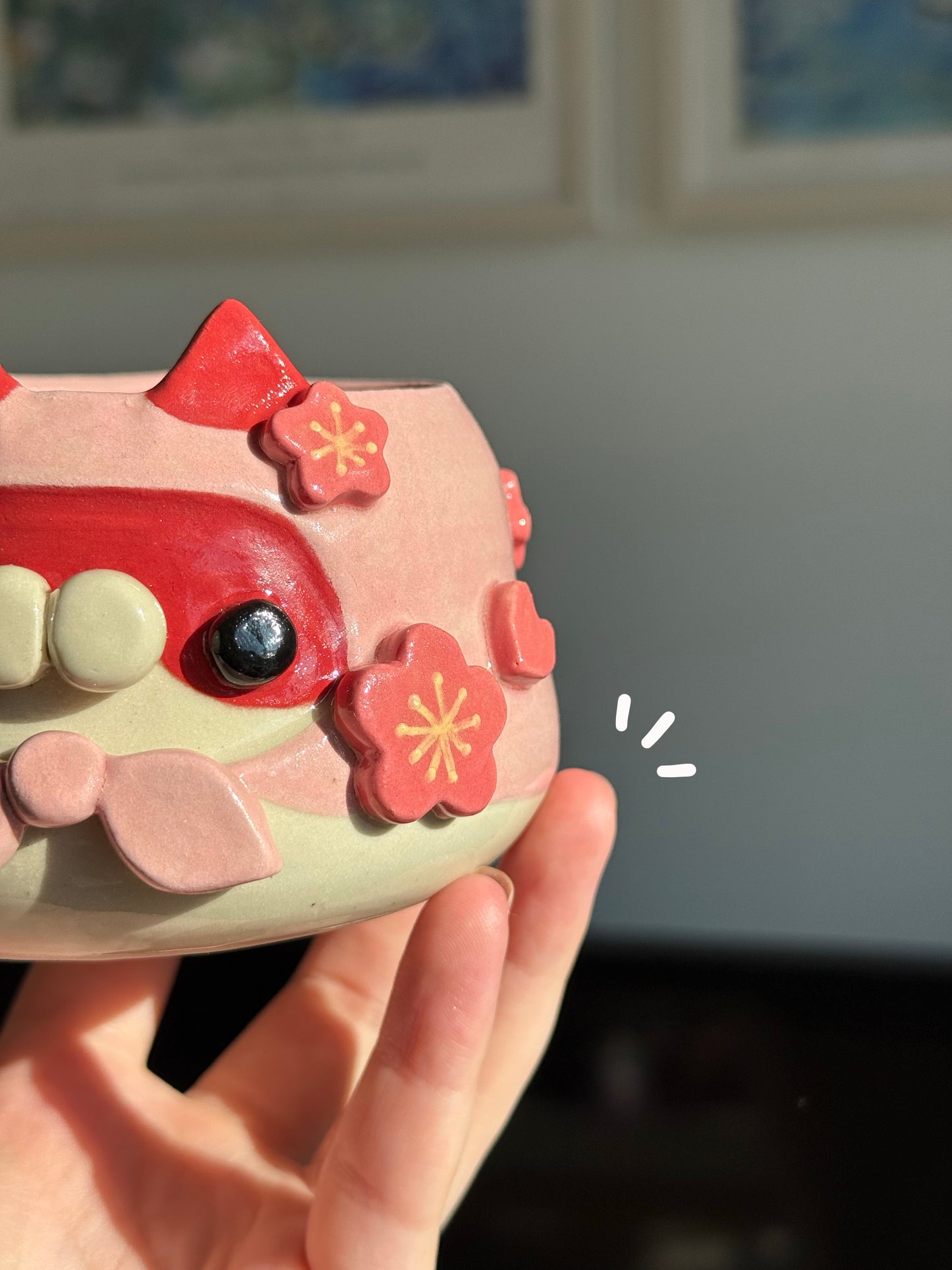 Cherry the Sakura Matcha bowl