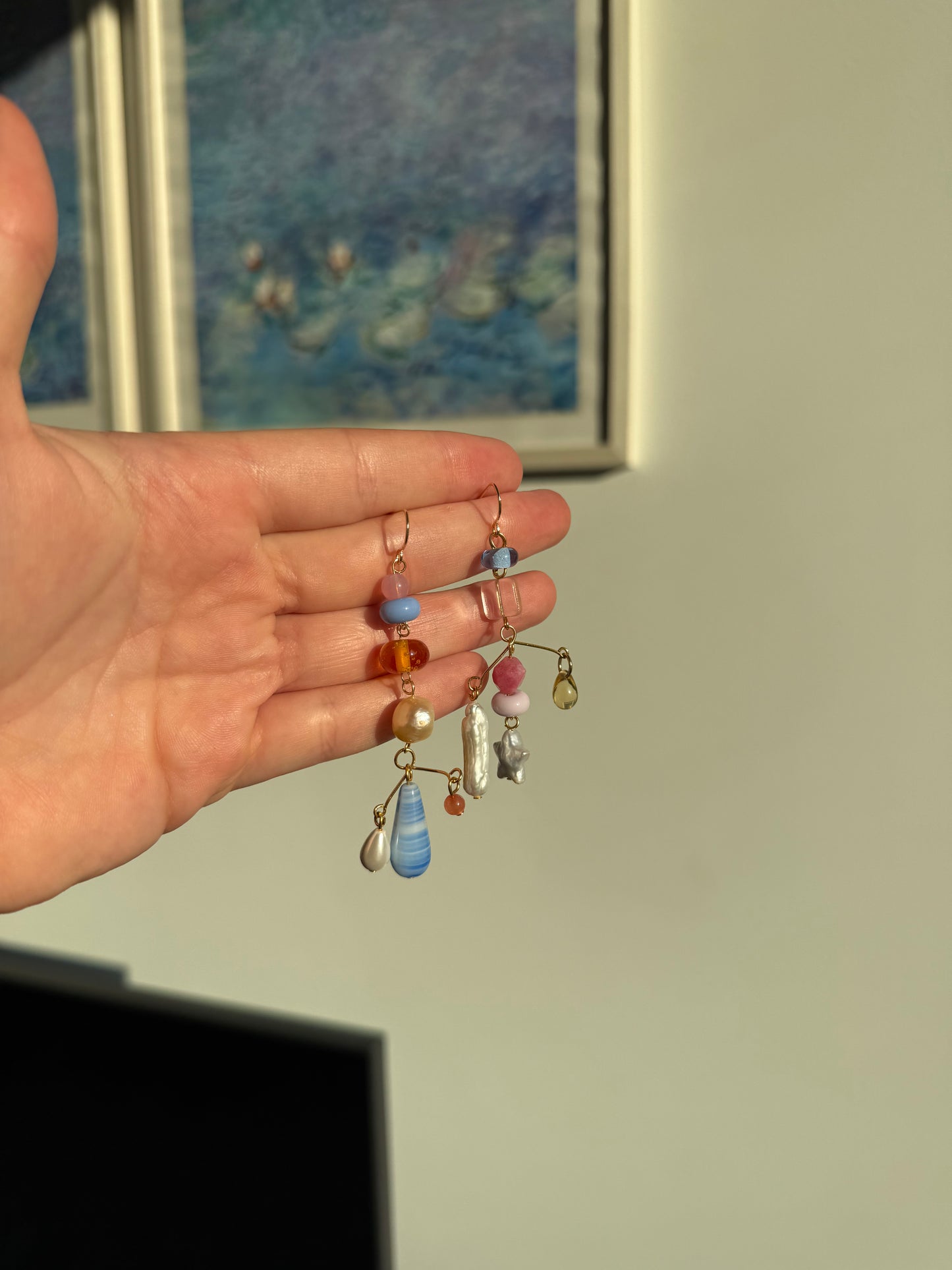Sunset trinket earrings