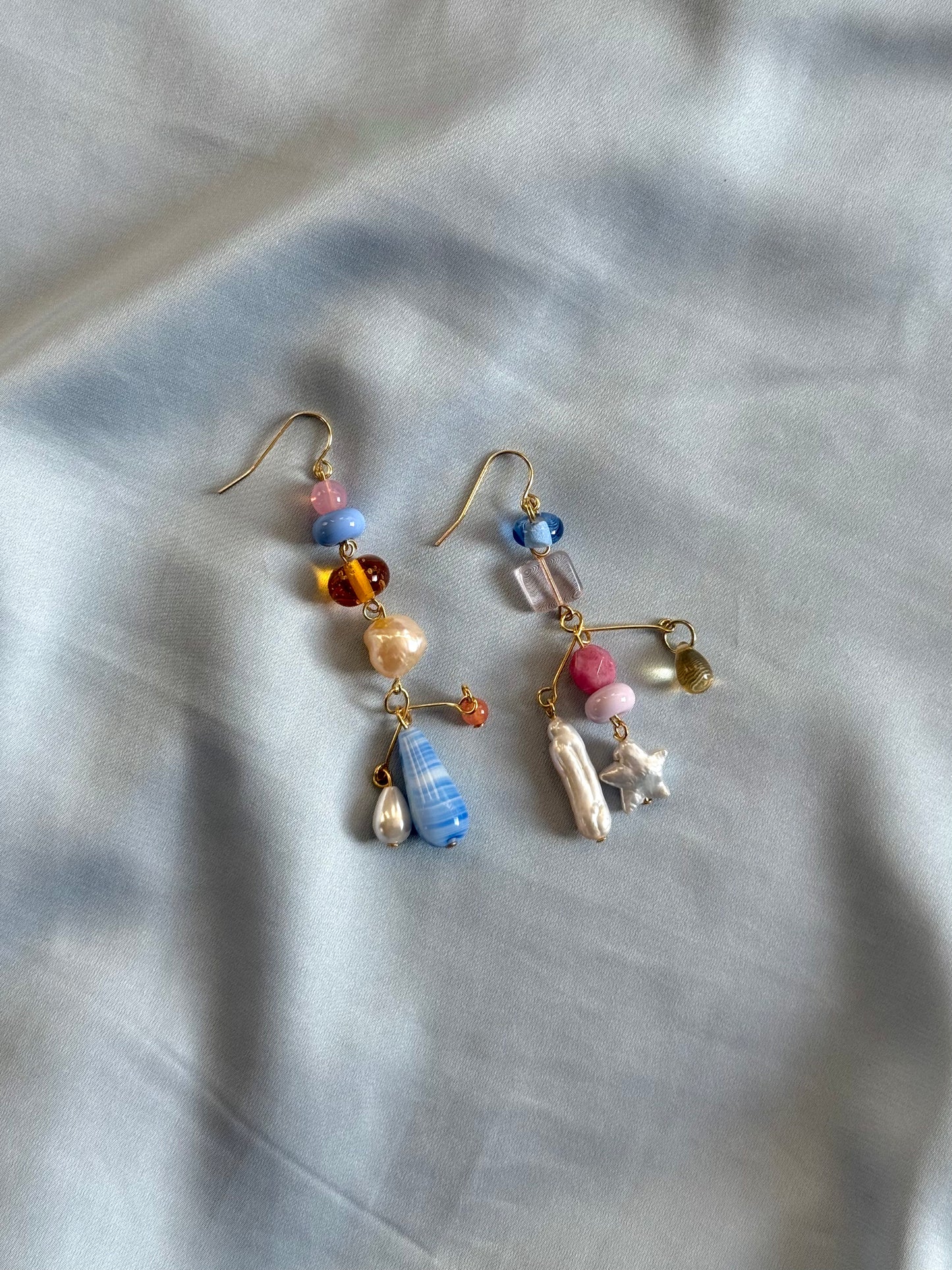Sunset trinket earrings
