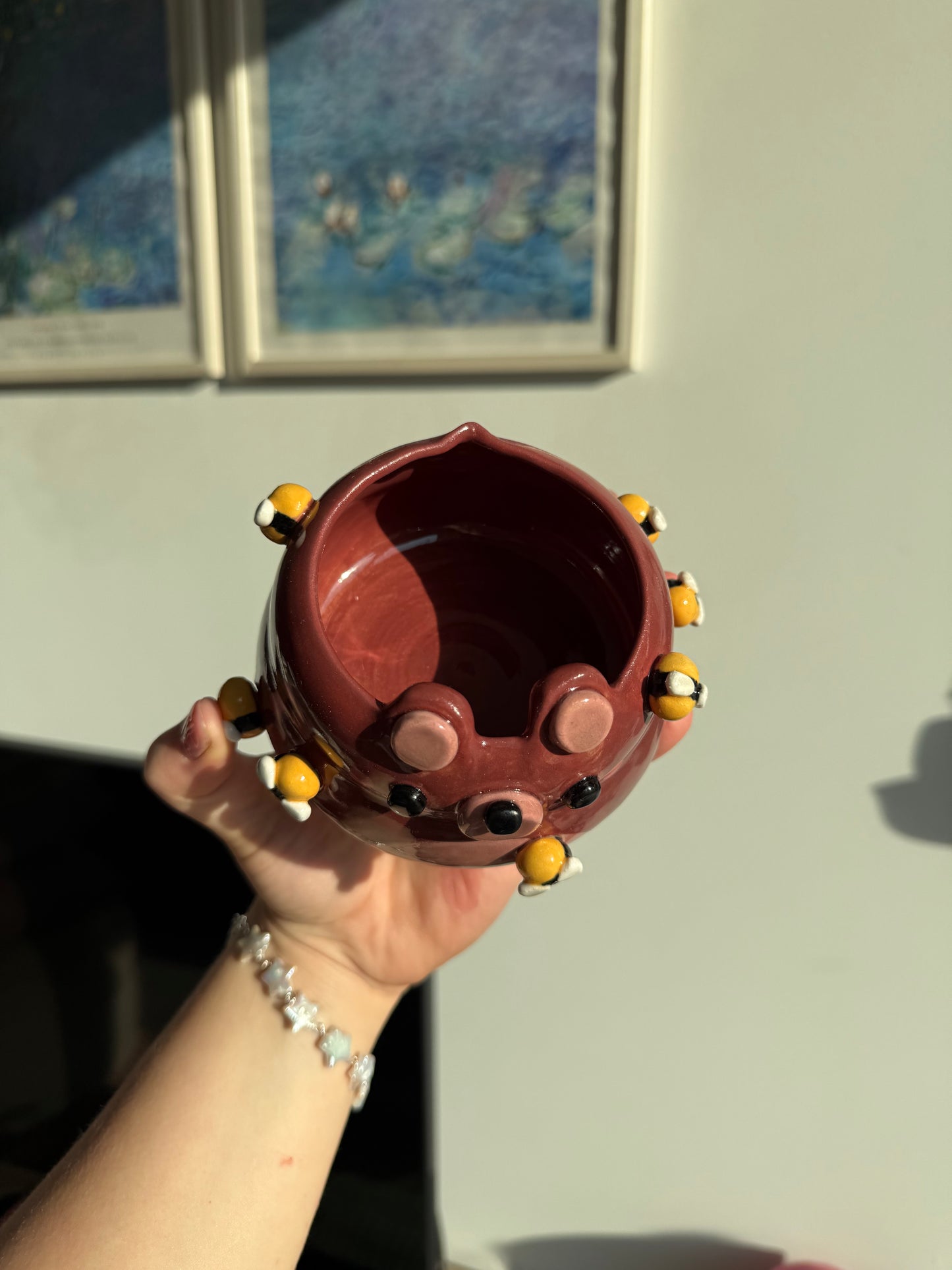 Hailey the Honeybear matcha bowl