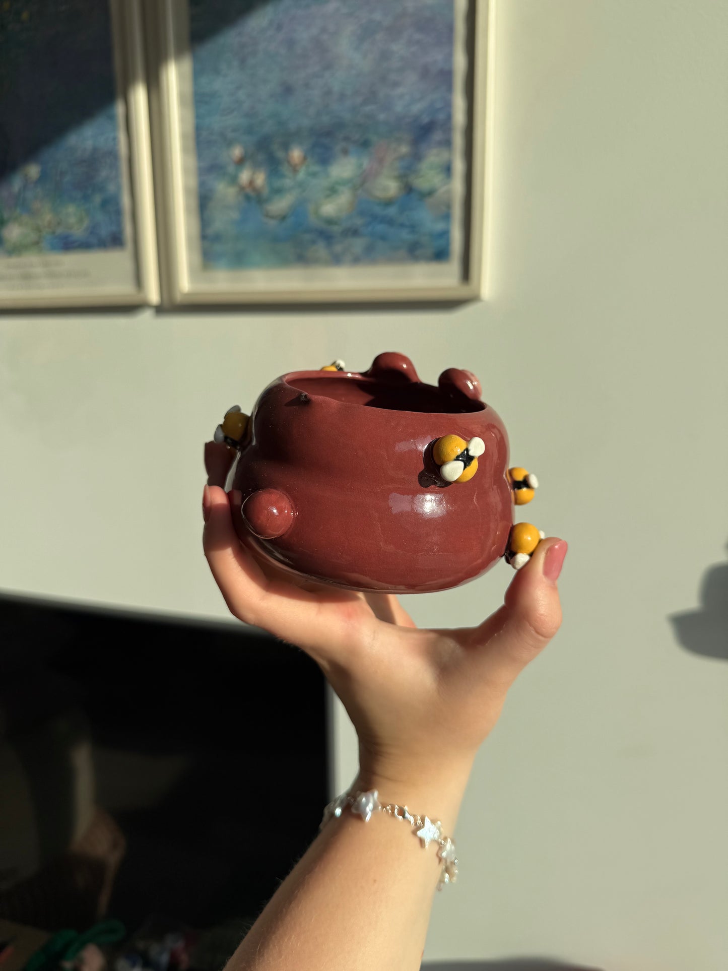 Hailey the Honeybear matcha bowl