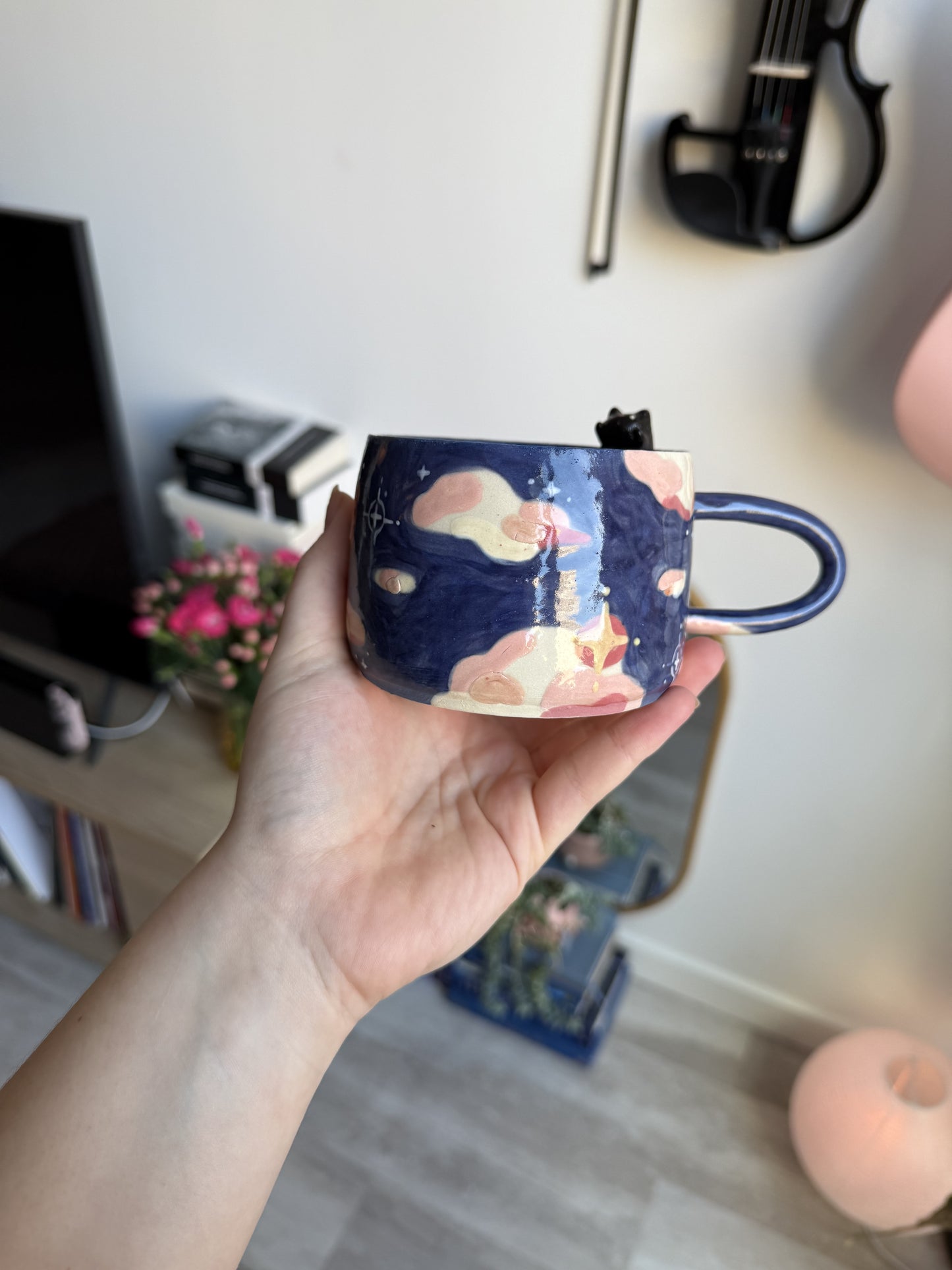 Twilight clouds mug