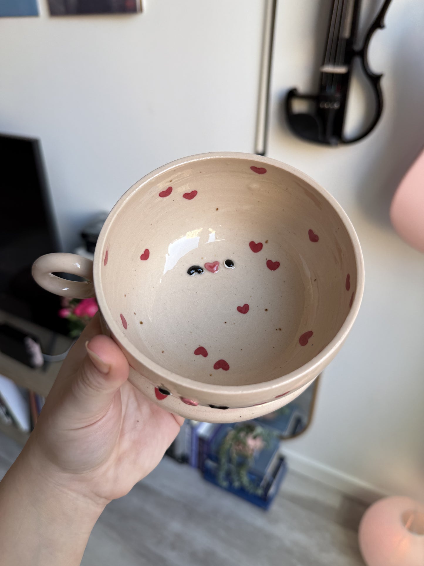 Queen of hearts latte set