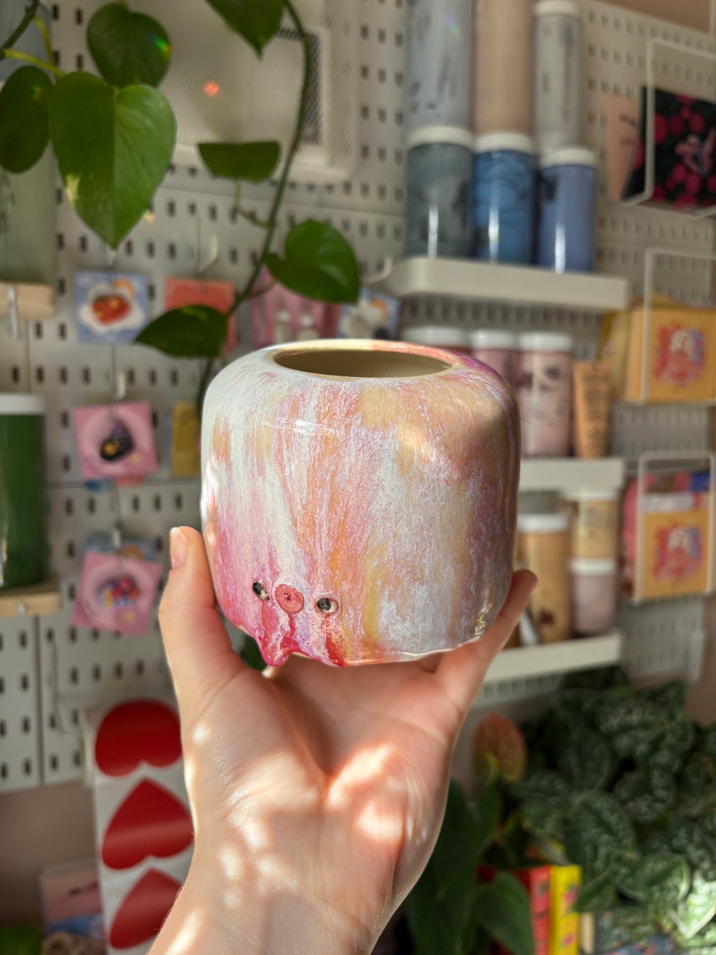 Blended Blush Vase