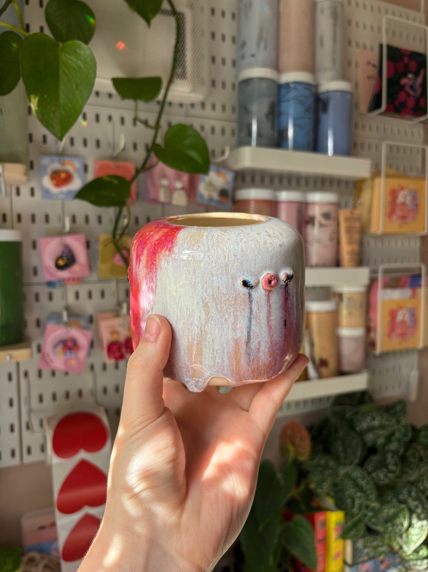 Blended Blush Vase