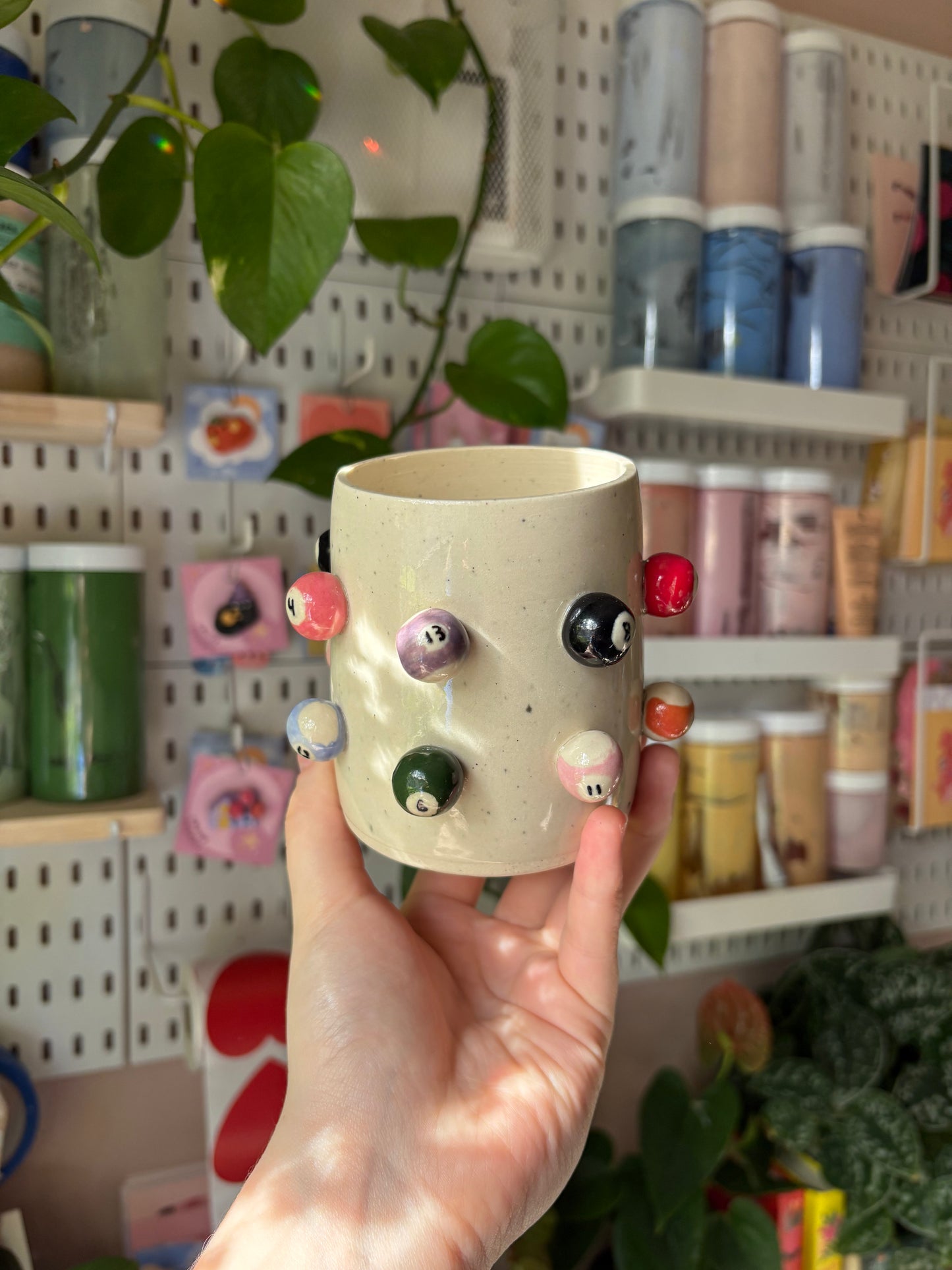 Billiard Ball Vase