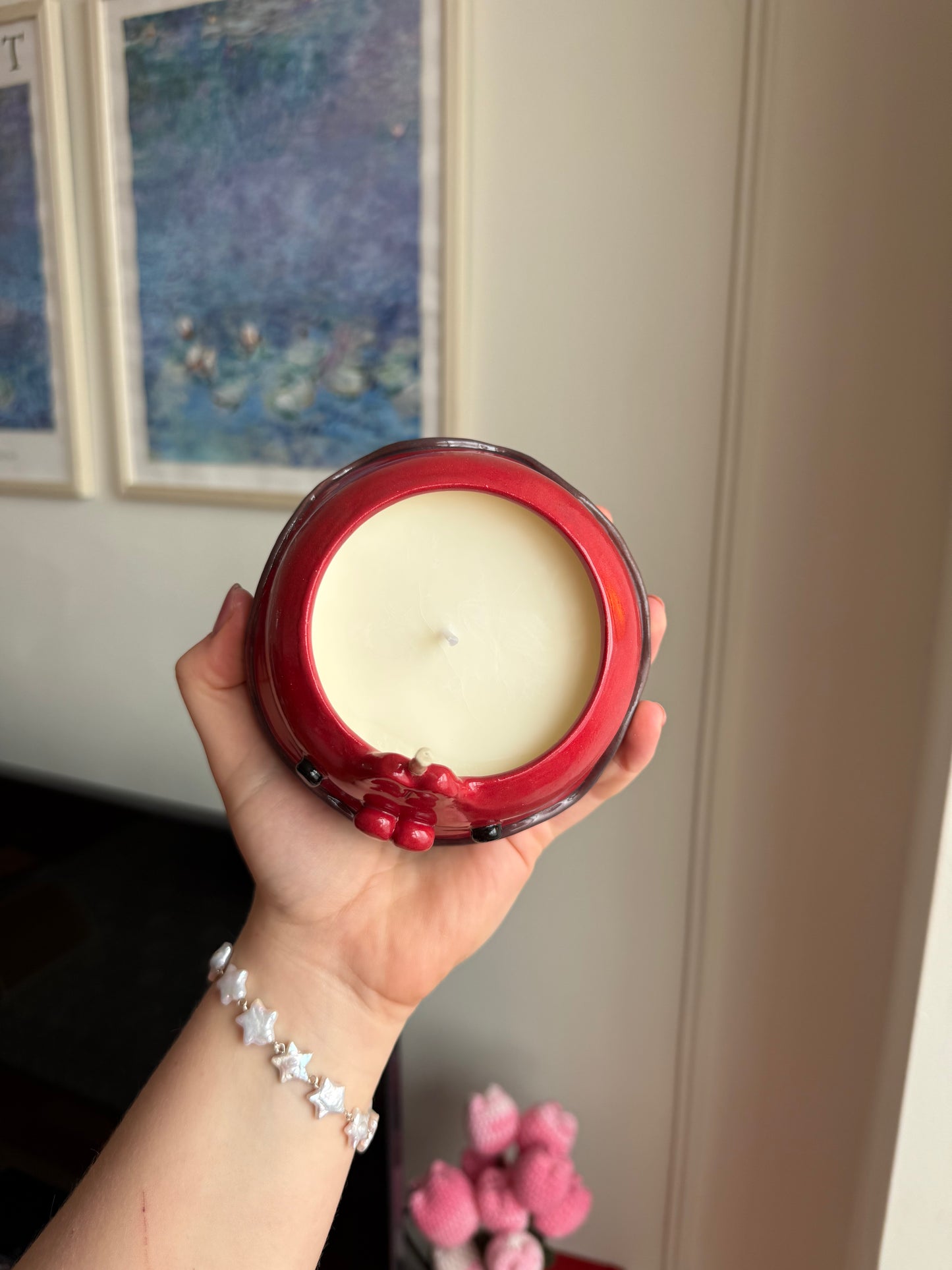 Minnie the Candy Apple Candle