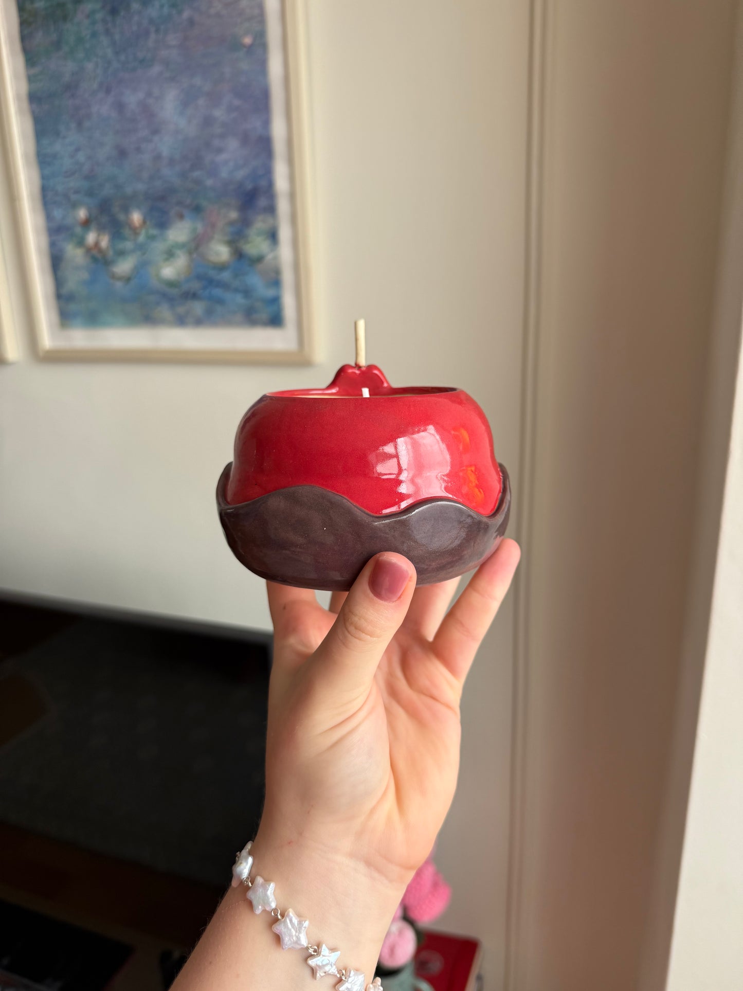 Minnie the Candy Apple Candle
