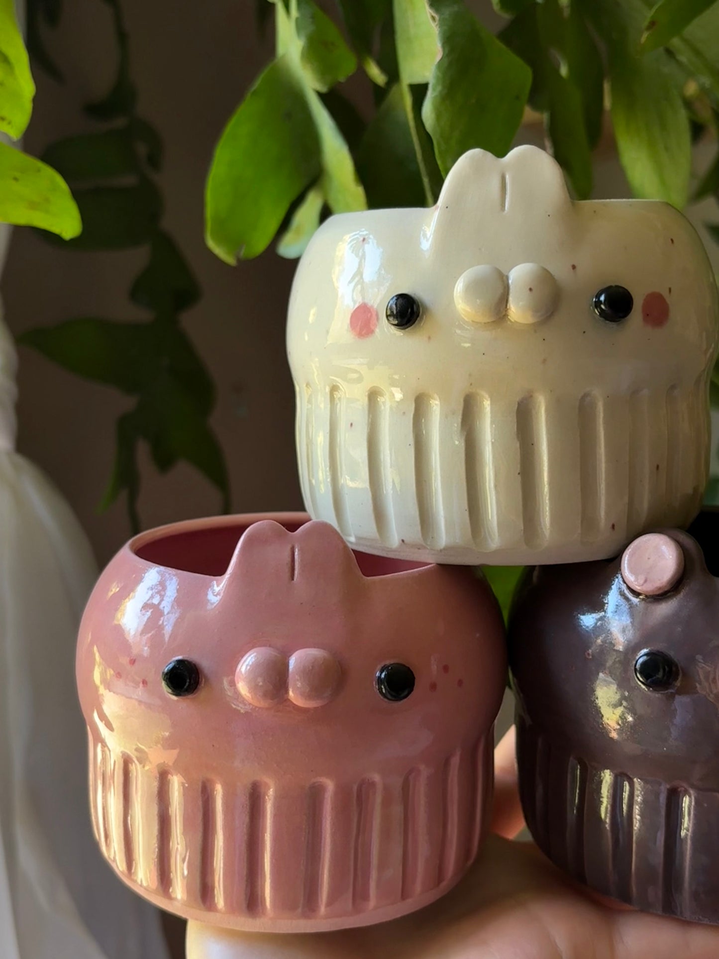 Neapolitan Critter Ice Cream Cups