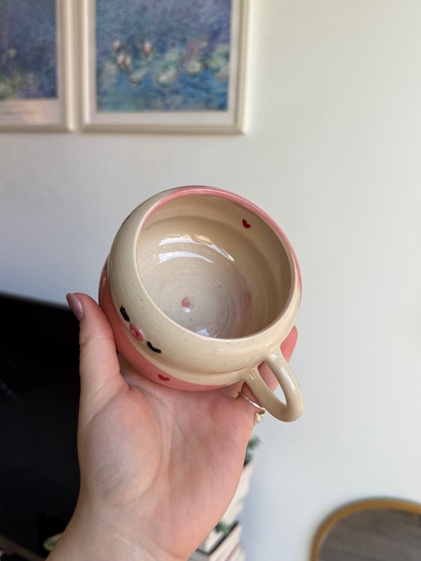 Heart swirl mug