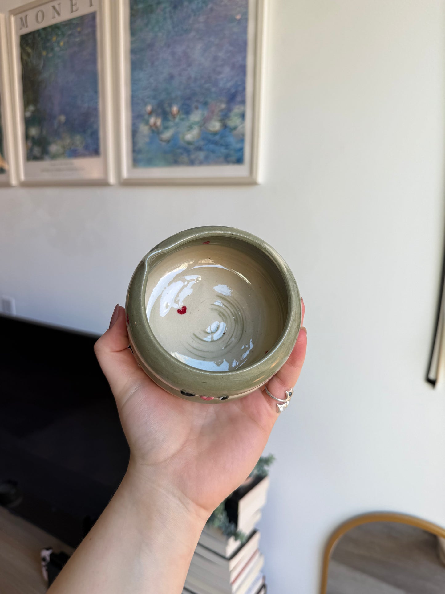Heart matcha bowl