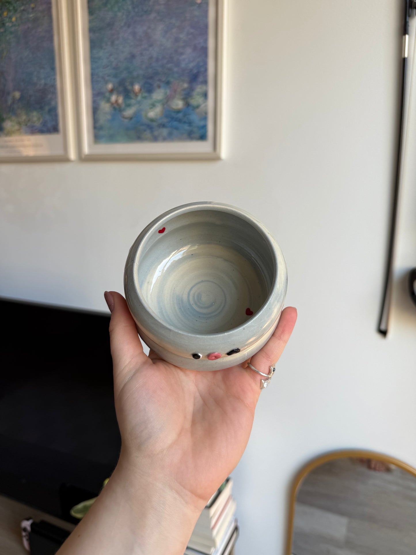 Heart swirl planter