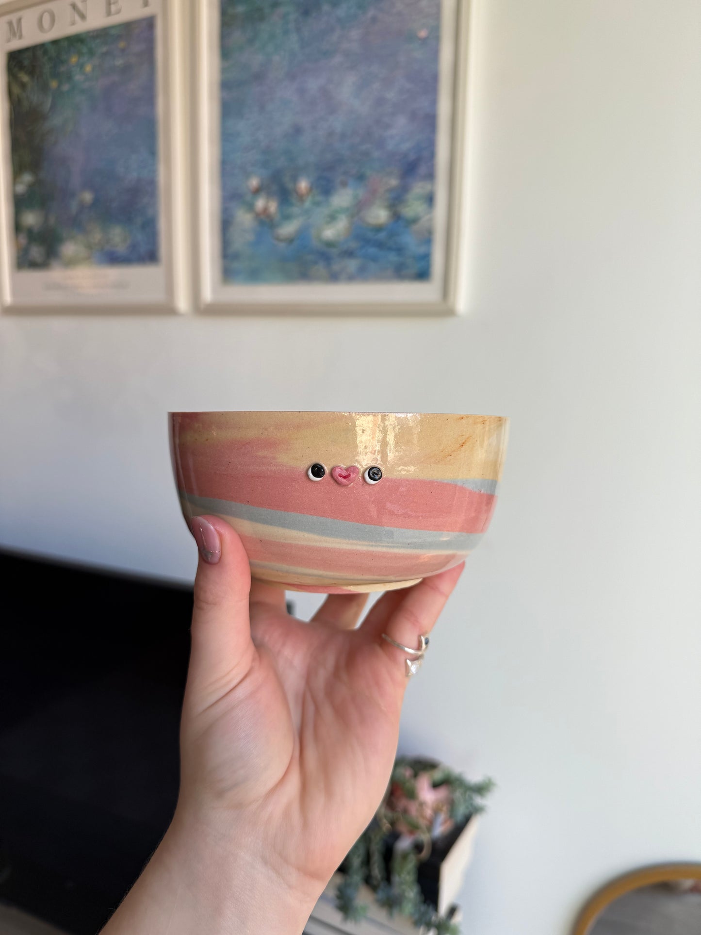 Sunset swirl bowl
