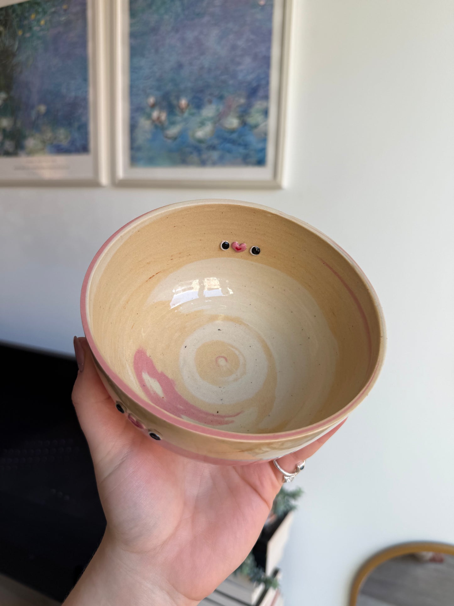 Sunset swirl bowl