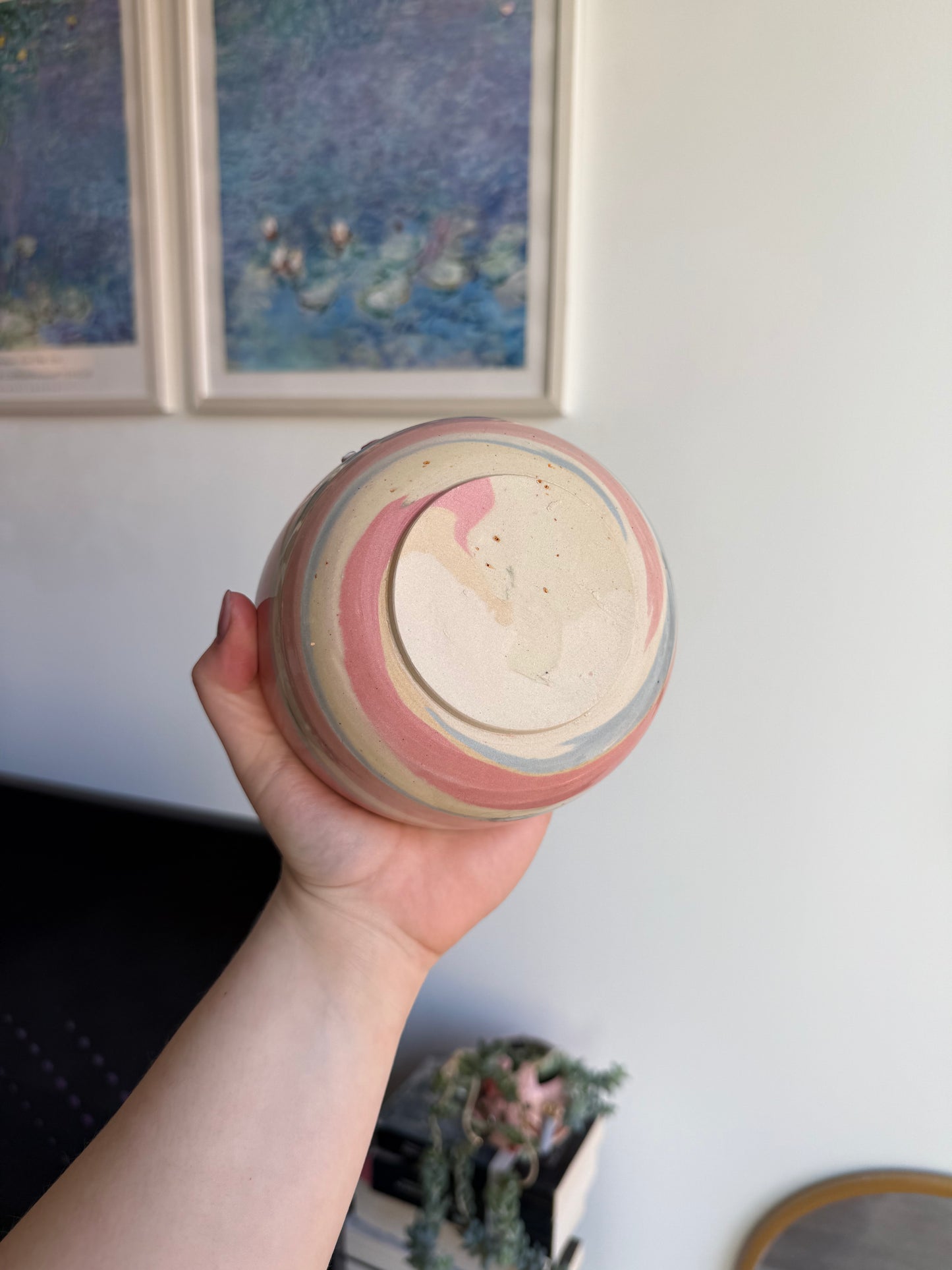 Sunset swirl bowl