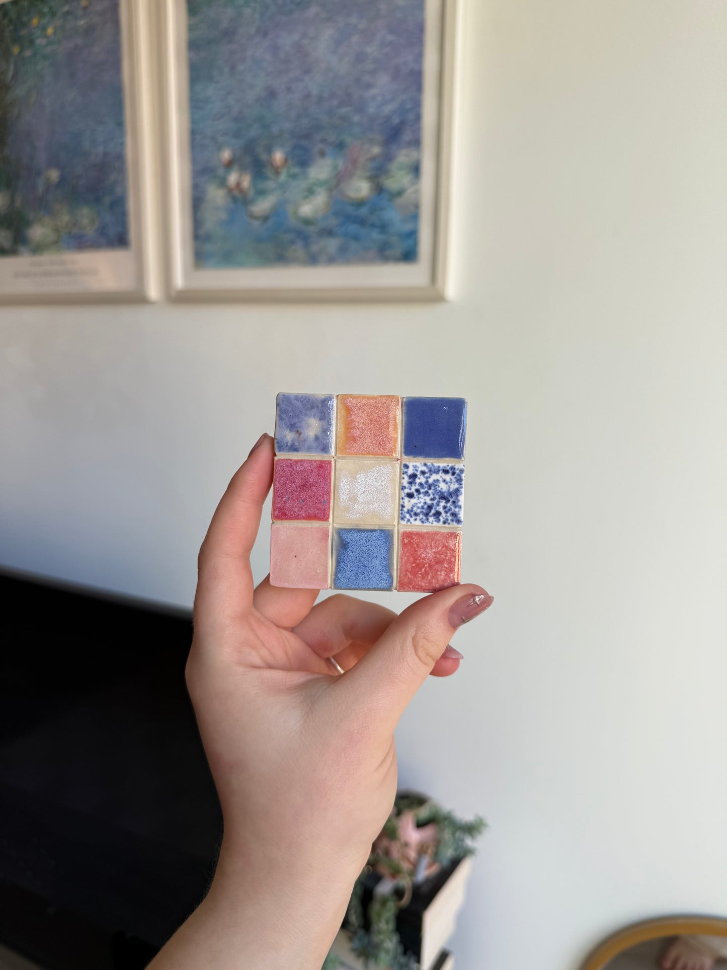 Mosaic coaster set