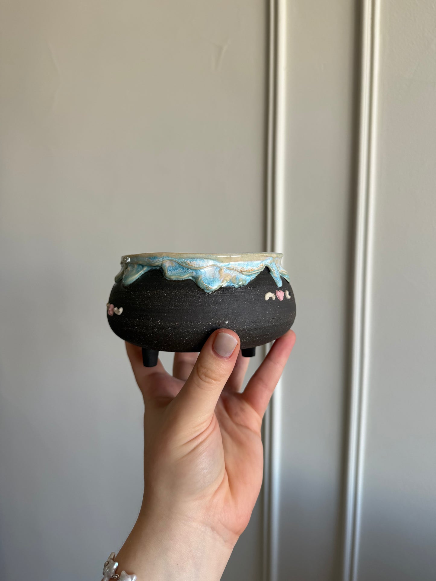 Saturn the Cauldron Matcha Bowl
