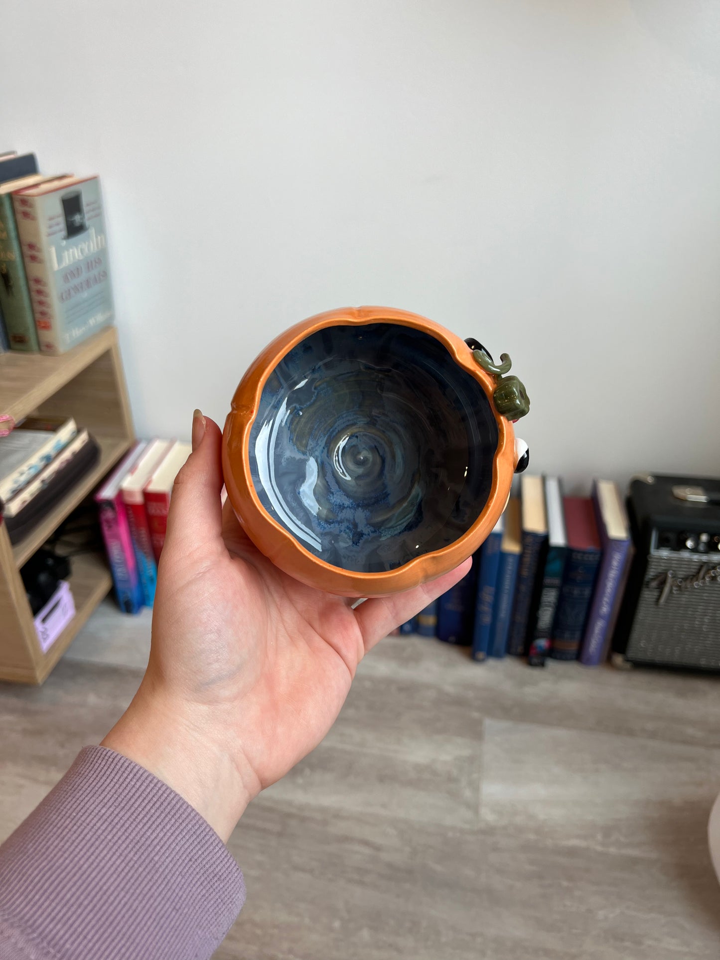 Pumpkin yarn bowl
