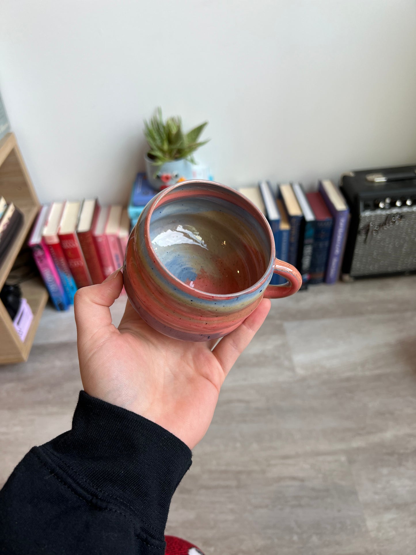 Rainbow swirl mug