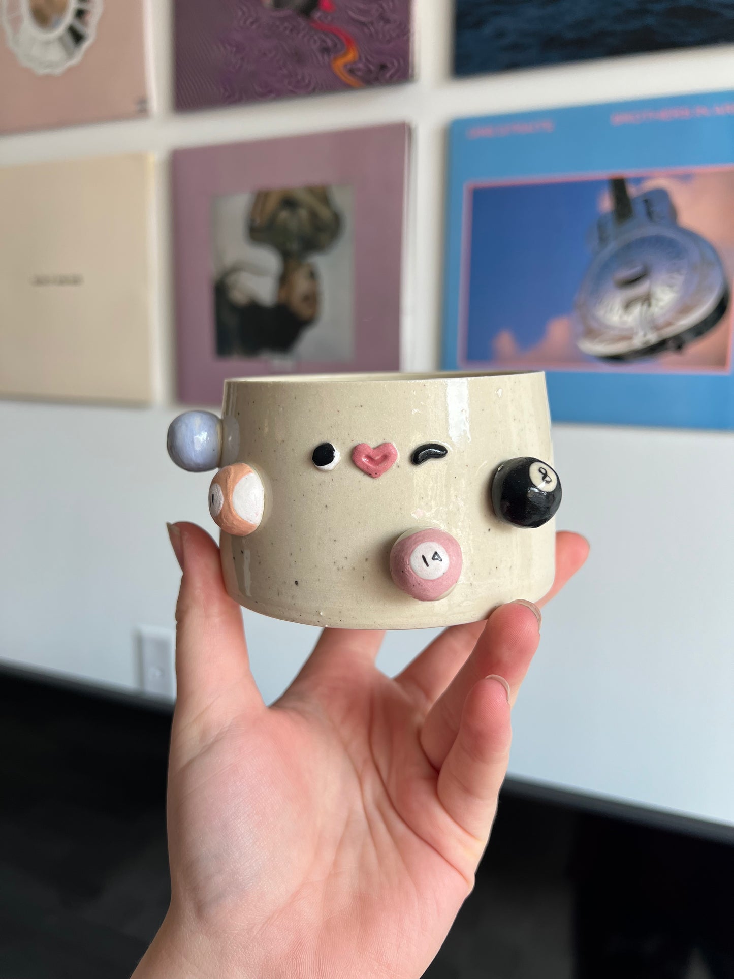 Pool ball mug