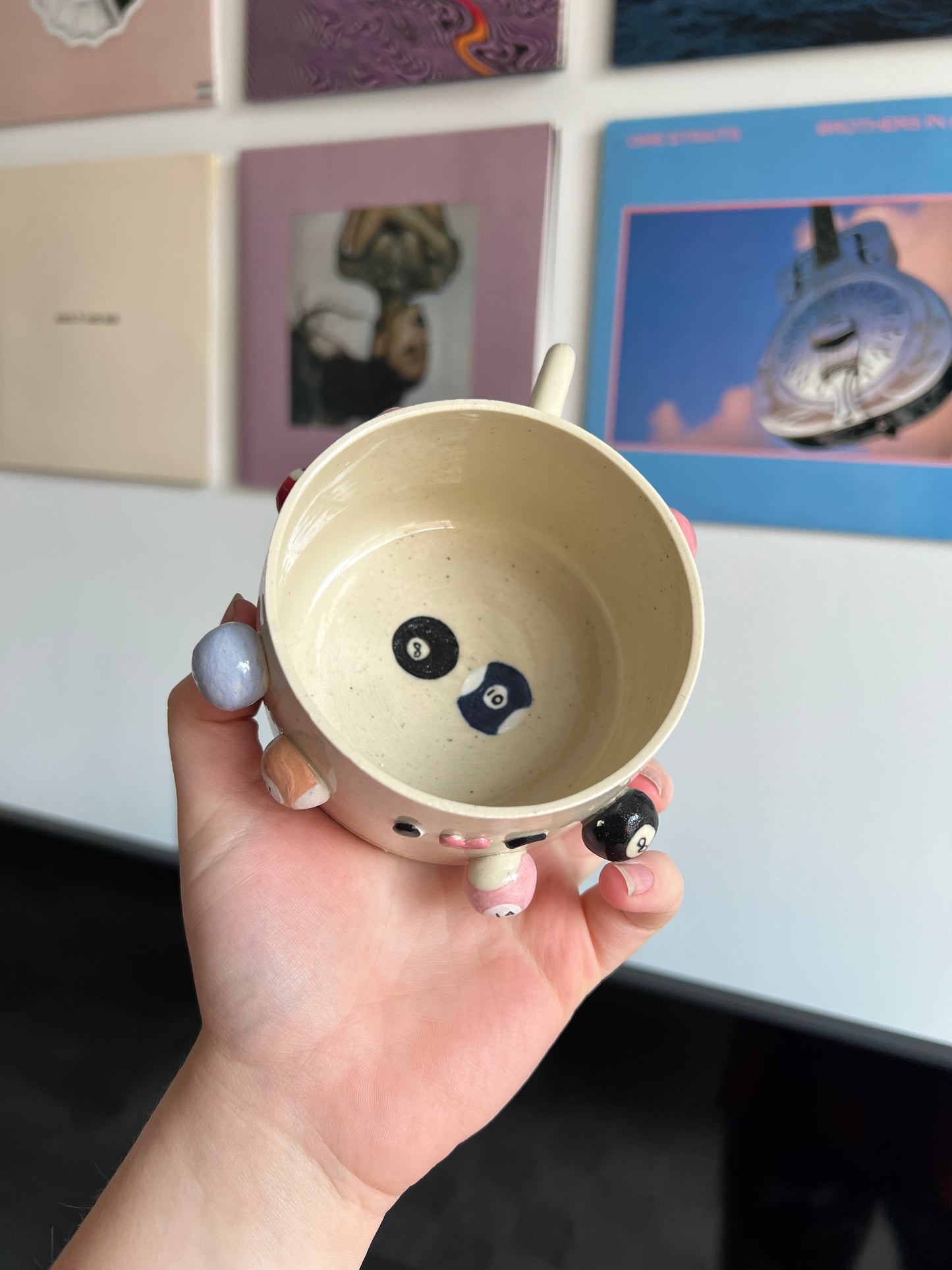 Pool ball mug