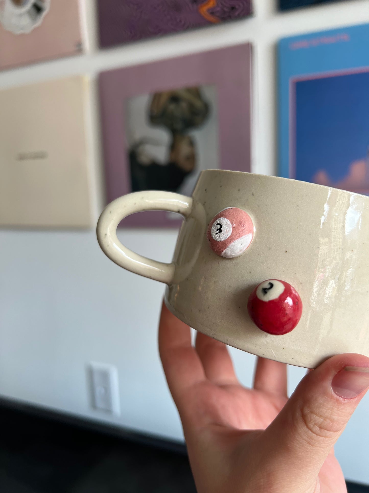 Pool ball mug