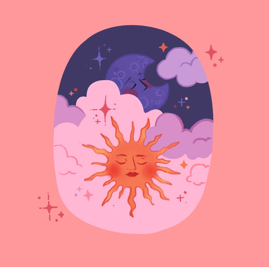 Celestial sky sticker