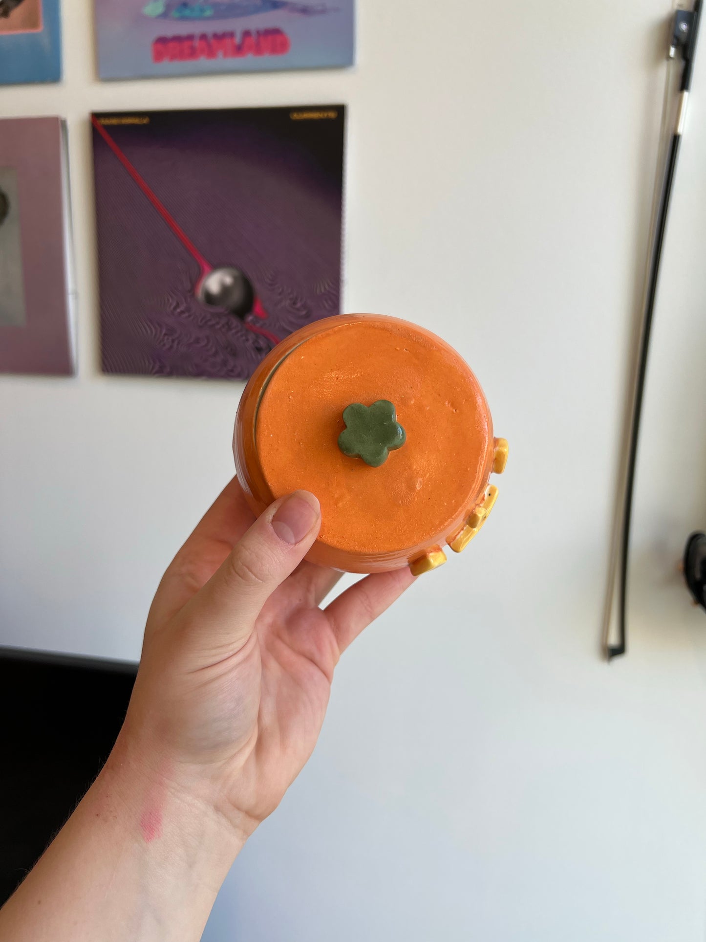 Smily pumpkin piece