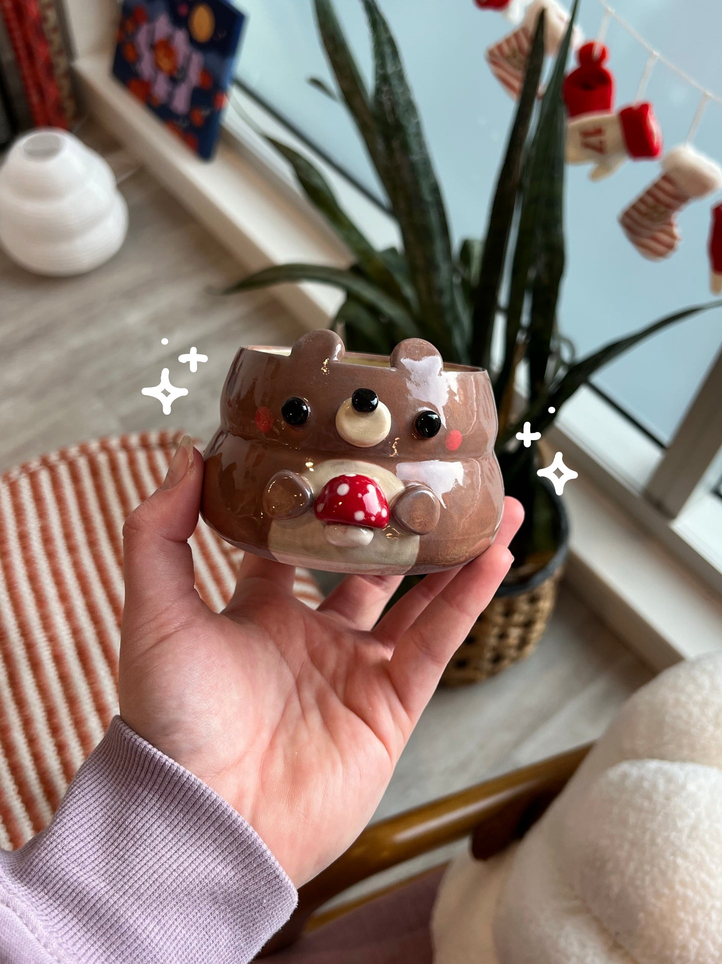 Mushroom bear piece