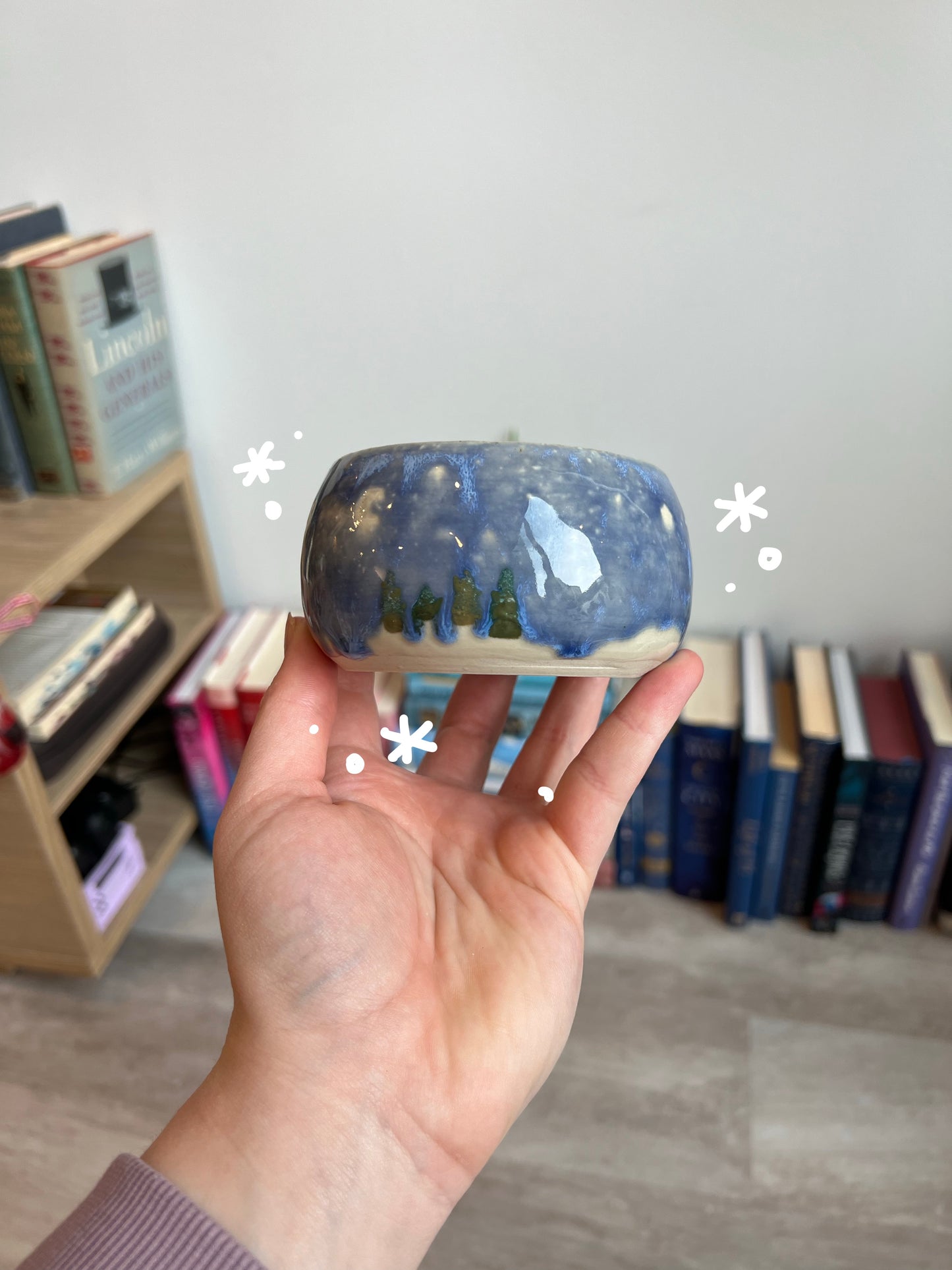 Winter landscape piece