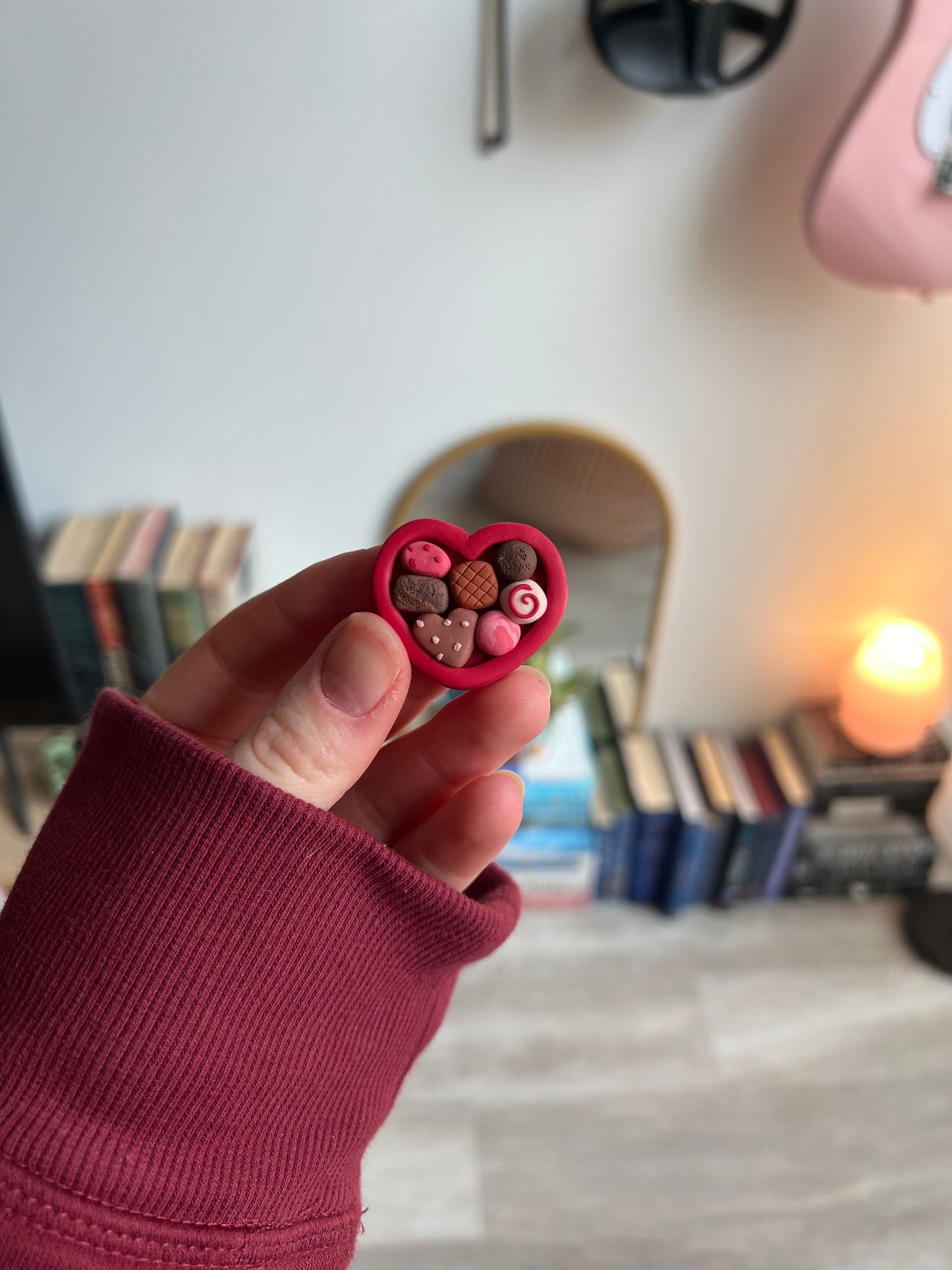 Heart Chocolate pin