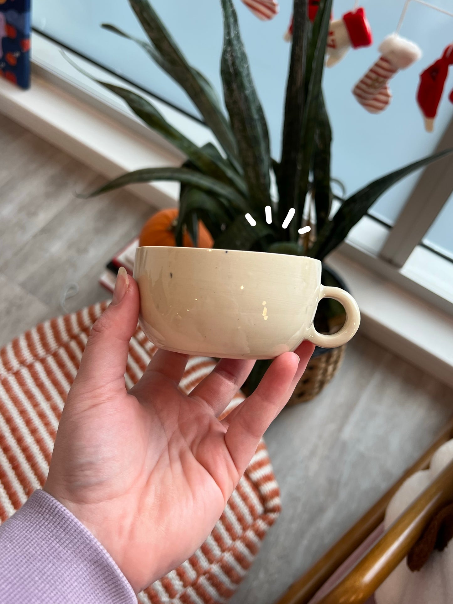 Pumpkin pie lattee mug