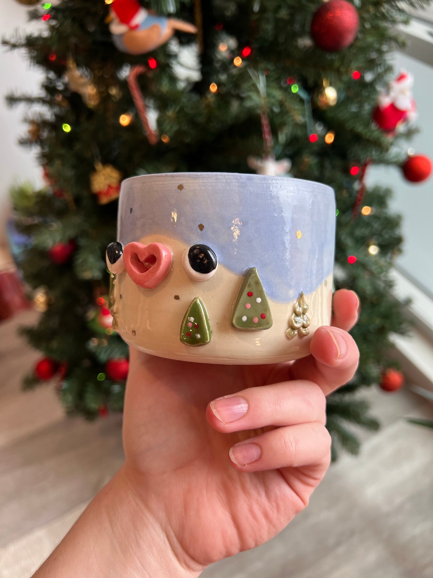 Christmas tree planter