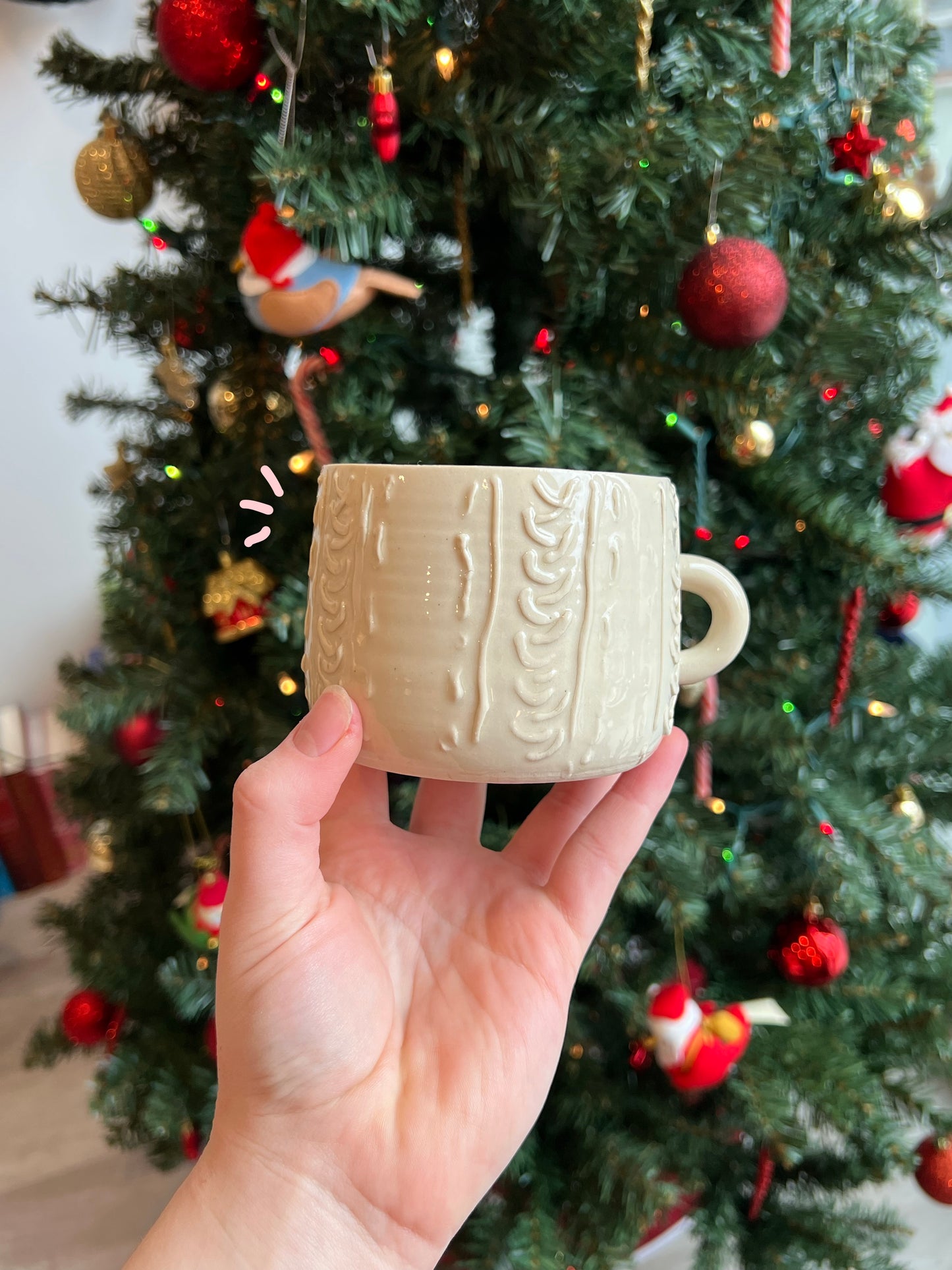 Cozy sweater mug