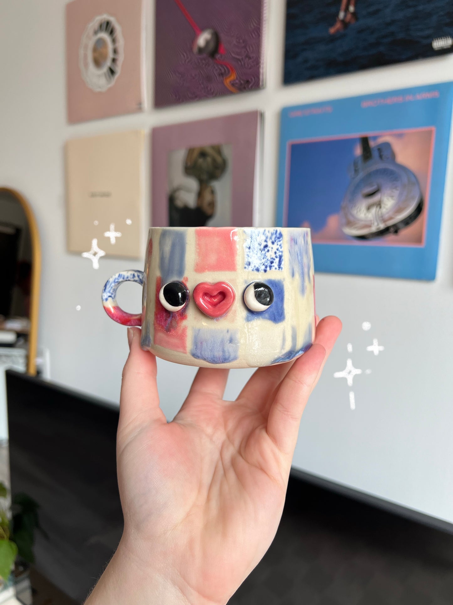 Sorbet grid mugs (preorder)
