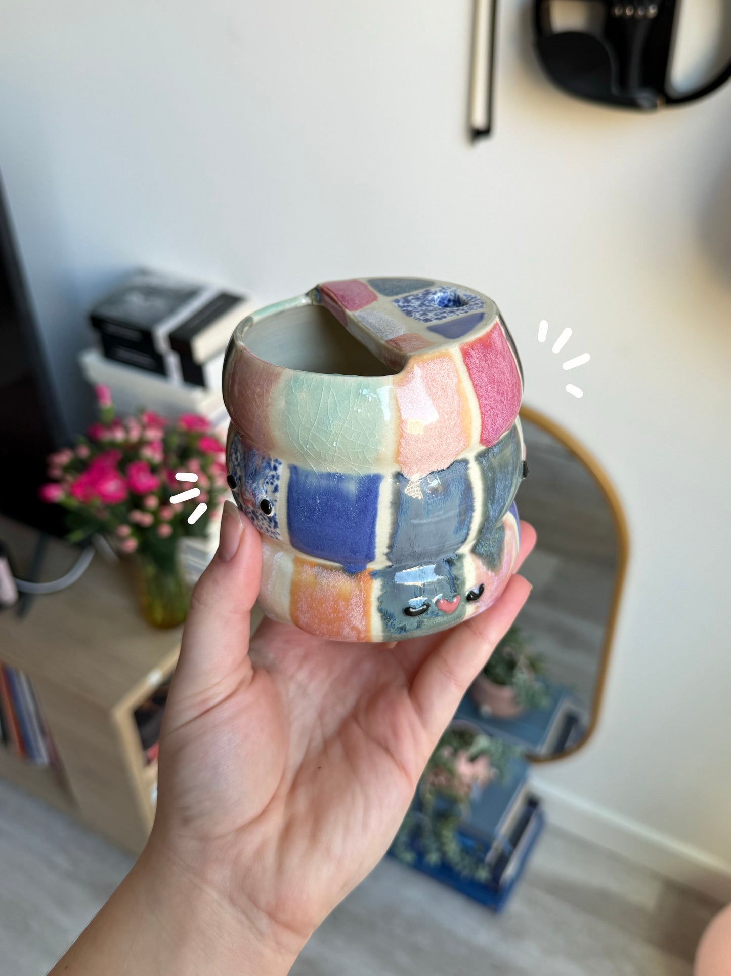 Mosaic to go mug