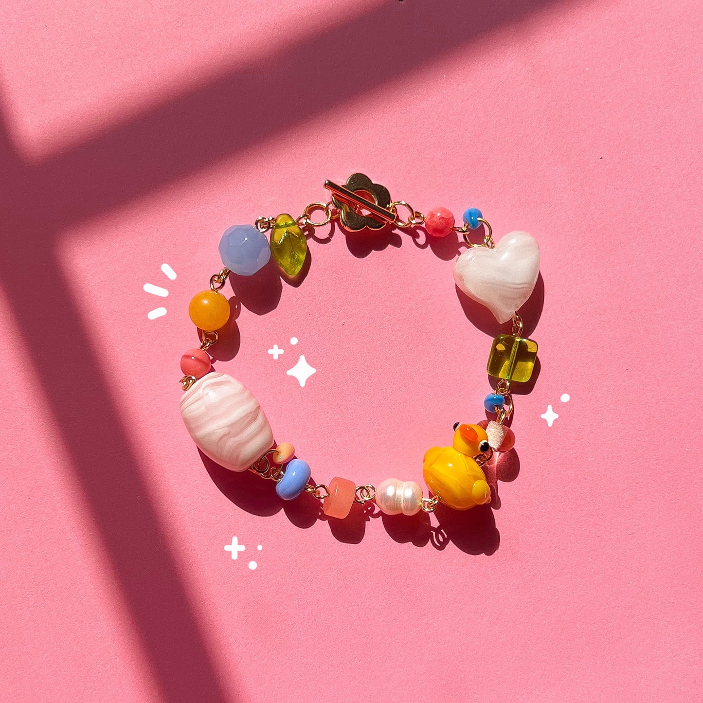 Ducky charm bracelet