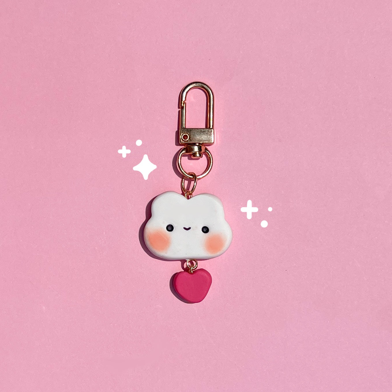 Cloudy keychains