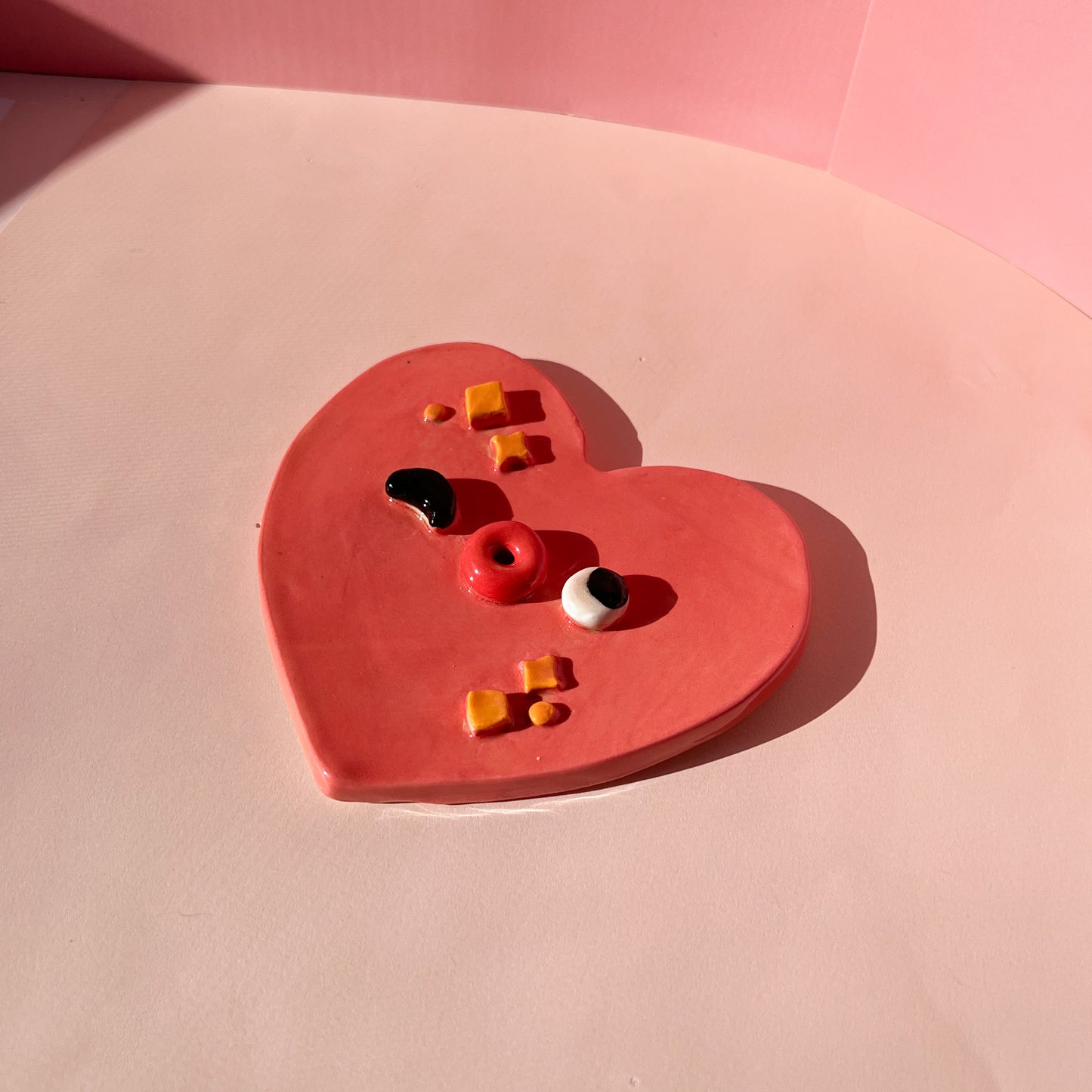 Heart incense holder